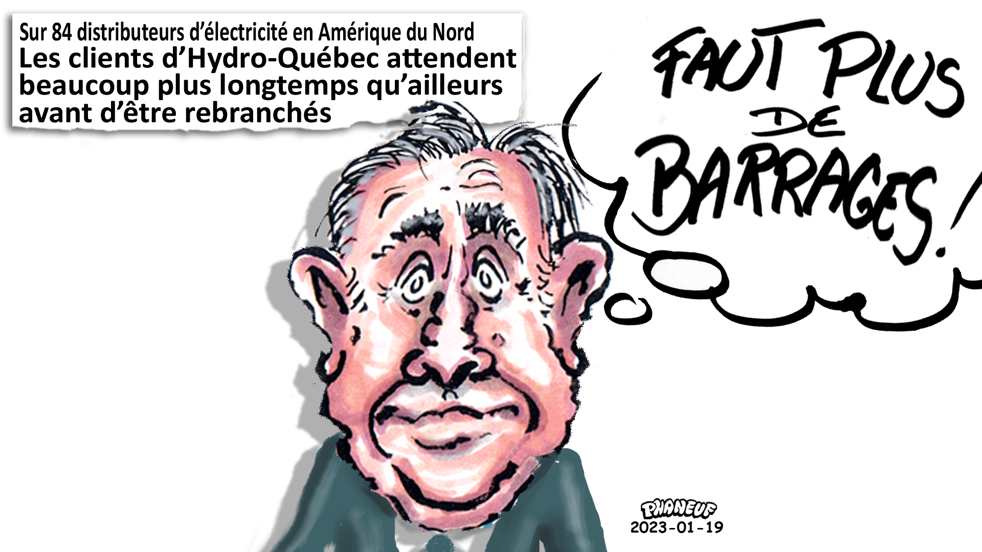 Satire Caricaturiste Phaneuf