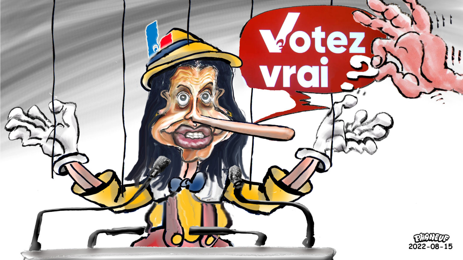 Caricatures .... - Page 11 2022-08-14-slogan-PLQ-Votez-VRAI-1536x864